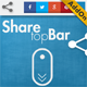 Social Share top Bar AddOn - WordPress - WordPress / Add-ons