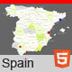 Interactive Map of Spain - HTML5 - HTML5 / Charts and Graphs