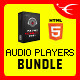 HTML5 Responsive Audio Players Bundle - HTML5 / Media