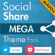 Social Share Mega Theme Pack - WordPress - WordPress / Add-ons