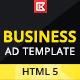 Business | HTML5 Google Banner Ad 04 - HTML5 / Ad Templates