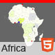 Interactive Map of Africa - HTML5 / Charts and Graphs