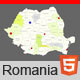 Interactive Map of Romania - HTML5 / Charts and Graphs
