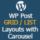 WordPress Post Grid/List Layout With Carousel - WordPress / Galleries