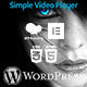Simple Video Player svPlayer Plugin For WpBakery and Elementor Builder - WordPress / Media