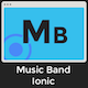 Music Band Ionic 3 - Full Application - Mobile / Native Web