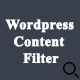 WordPress Content Filter - WordPress / eCommerce / WooCommerce