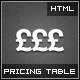 Clean Pricing Table Coded - CSS / Pricing Tables
