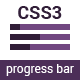 CSS3 Progress Bars - CSS / Charts and Graphs