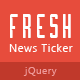 Fresh News Ticker - JavaScript