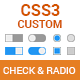 CSS3 Toggle Radio & Checkbox - CSS / Forms