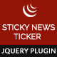 BWL Sticky Animated News Ticker jQuery Plugin - JavaScript / News Tickers