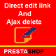 Product Direct Edit Link,Ajax Delete And Extra Product Tabs Inline Editor - Plugins / Prestashop
