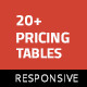 Avenir - 21 Unique & Responsive Pricing Tables Pack - CSS / Pricing Tables