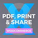 Share, Print and PDF Products for WooCommerce - WordPress / eCommerce / WooCommerce
