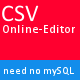 online CSV Editor - PHP CRUD - PHP Scripts / Database Abstractions