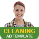 Professional Services | Cleaning Specialist Banner (PS035) - HTML5 / Ad Templates
