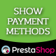 Show Payment Methods - Plugins / Prestashop
