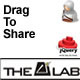 Drag To Share - JavaScript / Social Networks