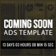 Coming Soon Ads Template - HTML5 / Ad Templates