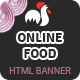 Fast Food | HTML5 Google Banner Ad 03 - HTML5 / Ad Templates