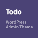 Todo - WordPress Admin Theme & Login Page - WordPress / Interface Elements