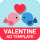 Shopping & E-commerce | Valentine Sale Banner (SE016) - HTML5 / Ad Templates