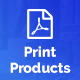 WooCommerce Print Products (PDF) - WordPress / eCommerce / WooCommerce