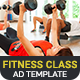 Health & Fitness | Fitness Classes Banner (HF009) - HTML5 / Ad Templates