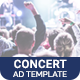 Business Banner - Concert Ad Template (BU019) - HTML5 / Ad Templates