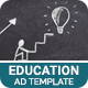 Education & Institute | Education Center Banner (EI006) - HTML5 / Ad Templates