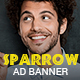 Sparrow | HTML 5 Animated Google Banner - HTML5 / Ad Templates