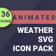 Weather SVG Animated Icons - JavaScript / Animated SVGs