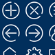Animated SVG line icons - JavaScript / Animated SVGs