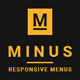 Minus Menu - JavaScript / Navigation