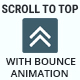 Scroll To Top - Bounce Animation - JavaScript / Navigation