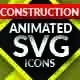 Construction SVG Animated Icons - JavaScript / Animated SVGs