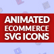 Ecommerce Animated SVG icon set - JavaScript / Animated SVGs
