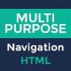 Multipurpose Navigation Menu - JavaScript / Navigation