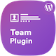 The Team Pro - Team Showcase WordPress Plugin - WordPress / Interface Elements
