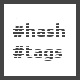 Hashtags and user [# or @] as on Twitter - JavaScript / Navigation