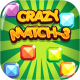 Crazy Match3 - HTML5 Game + Android + AdMob (Construct 3 | Construct 2 | Capx) - HTML5 / Games