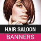 Hair Saloon Banner HTML5 - HTML5 / Ad Templates