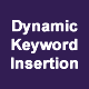 Wordpress Dynamic Keyword Insertion - WordPress / Advertising