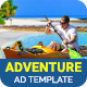 Tour & Travel | Adventure Sports Banner (TT016) - HTML5 / Ad Templates