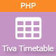 Tiva Timetable For PHP - PHP Scripts / Calendars