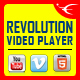 Revolution Video Player With Bottom Playlist - YouTube/Vimeo/Self-Hosted Support - HTML5 / Media