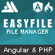 EasyFile - AngularJS & CodeIgniter File Manager - PHP Scripts / Loaders and Uploaders