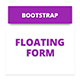 Floating Form with Bootstrap 4 - CSS / Forms