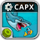 Fat Shark - HTML5 Construct 2 Survival Game - HTML5 / Games